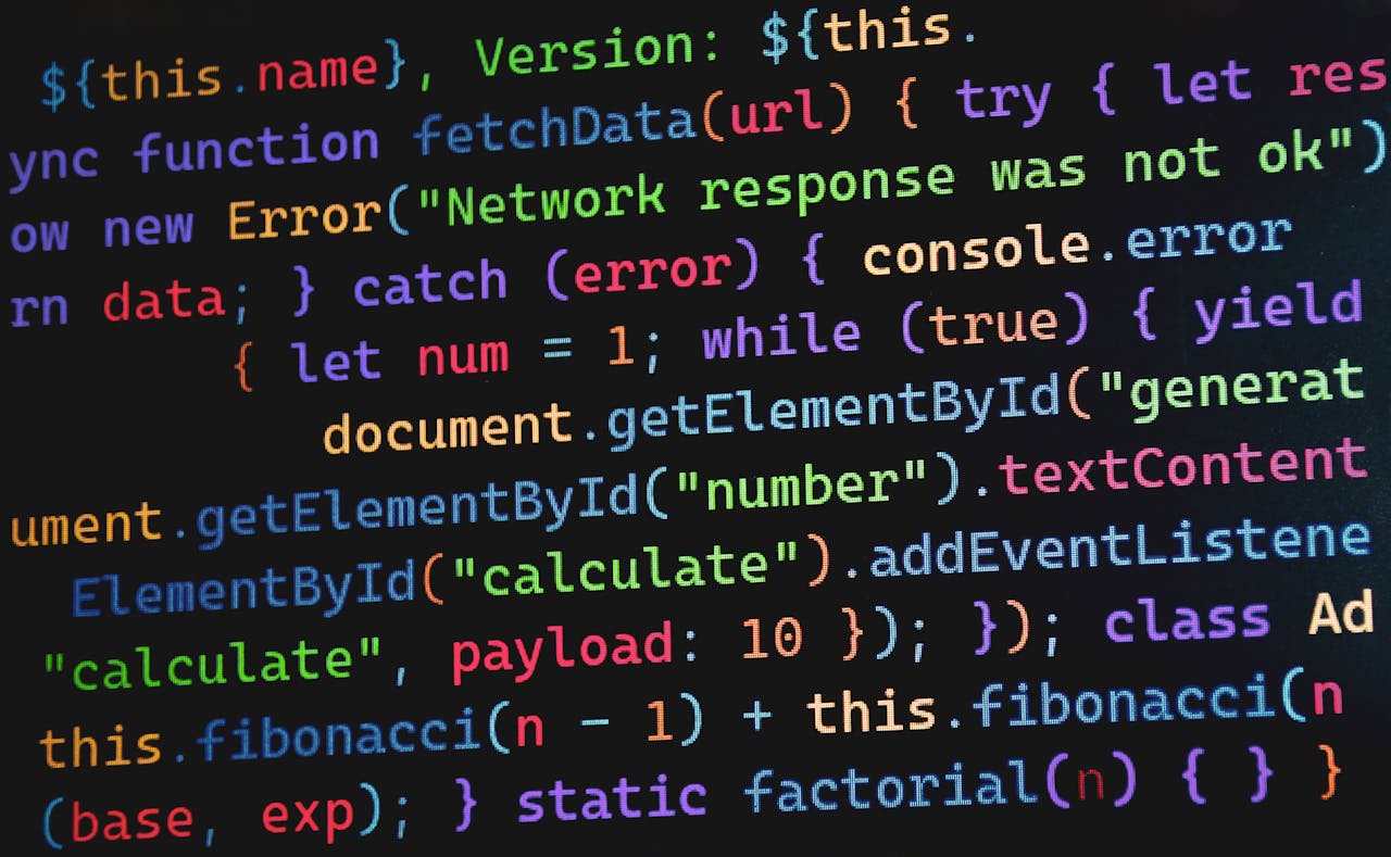 hero-img-01 Vibrant JavaScript code displayed on a screen, highlighting programming concepts and software development.